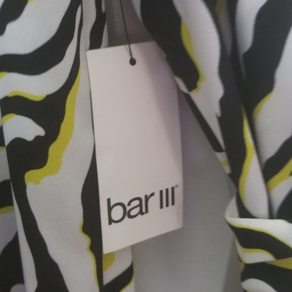 Bar III Zebra Print Maxi Wrap Dress - Picture 10 of 12
